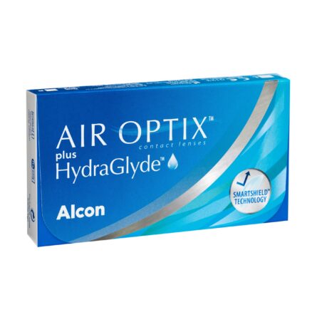 AirOptix plus HydraGlyde kontaktläätsed pakendis