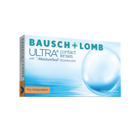 Bausch + Lomb Ultra for Astigmatism – monthly toric lenses for cylinder correction